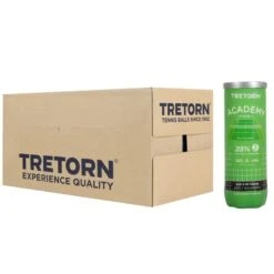Carton De 24 Tubes De 3 Balles Tretorn Academy Green