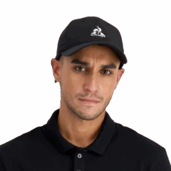 Casquette Le Coq Sportif Noir -Tennis Compagnie casquette le coq sportif noir 2