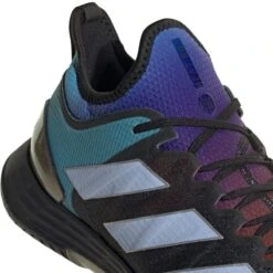 Chaussure Adidas Adizero Ubersonic 4.0 Noir -Tennis Compagnie chaussure adidas adizero ubersonic 40 noir 6