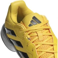 Chaussure Enfant Adidas Barricade Toutes Surfaces Jaune -Tennis Compagnie chaussure enfant adidas barricade toutes surfaces jaune 4
