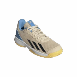 Chaussure Enfant Adidas CourtFlash Beige -Tennis Compagnie chaussure enfant adidas courtflash beige 2