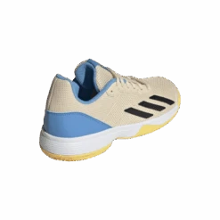 Chaussure Enfant Adidas CourtFlash Beige -Tennis Compagnie chaussure enfant adidas courtflash beige 3