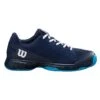 Chaussure Enfant Wilson Rush Pro L Toutes Surfaces Bleu Marine -Tennis Compagnie chaussure enfant wilson rush pro l toutes surfaces bleu marine