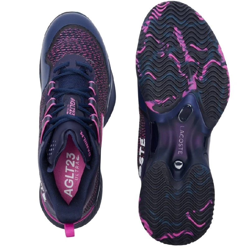 Chaussure Lacoste AG-LT23 Ultra Terre Battue Bleu/Rose 7 Chaussure Lacoste AG-LT23 Ultra Terre Battue Bleu/Rose – Image 5