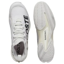 Chaussure Lacoste AG-LT25 Lite Toutes Surfaces Blanc -Tennis Compagnie chaussure lacoste ag lt25 lite toutes surfaces blanc 4