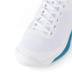 Chaussure Wilson Rush Pro 4.5 Toutes Surfaces Blanc/Bleu -Tennis Compagnie chaussure wilson rush pro 45 toutes surfaces blanc bleu 5