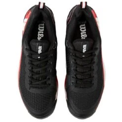 Chaussure Wilson Rush Pro 4.5 Toutes Surfaces Noir/Rouge -Tennis Compagnie chaussure wilson rush pro 45 toutes surfaces noirrouge 2