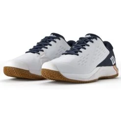 Chaussures Wilson Rush Pro Ace Terre Battue Blanc -Tennis Compagnie chaussures wilson rush pro ace terre battue blanc 4