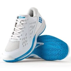 Chaussures Wilson Rush Pro Ace Toutes Surfaces Blanc -Tennis Compagnie chaussures wilson rush pro ace toutes surfaces blanc 3