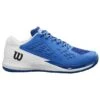 Chaussures Wilson Rush Pro Ace Toutes Surfaces Bleu -Tennis Compagnie chaussures wilson rush pro ace toutes surfaces bleu