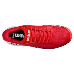 Chaussures Wilson Rush Pro Ace Toutes Surfaces Rouge -Tennis Compagnie chaussures wilson rush pro ace toutes surfaces rouge 4