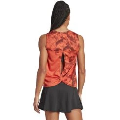 Débardeur Femme Adidas Paris HEAT.RDY Match Rouge -Tennis Compagnie debardeur femme adidas paris heatrdy match rouge 1