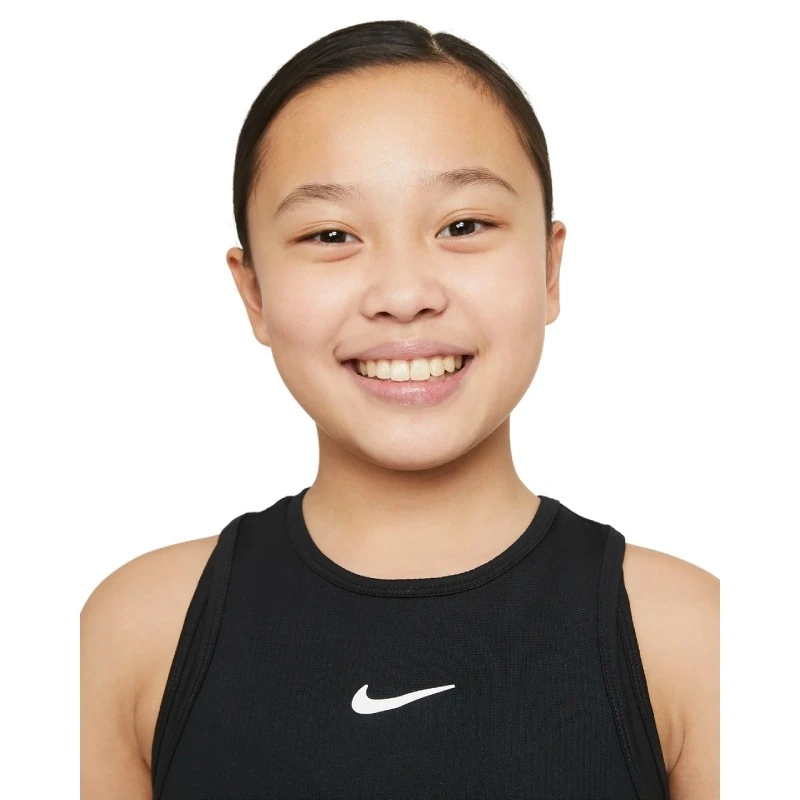 Débardeur Fille Nike Dri-FIT Victory Noir 5 Débardeur Fille Nike Dri-FIT Victory Noir – Image 3