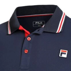 Polo Fila Piro Bleu Marine -Tennis Compagnie polo fila piro bleu marine 2