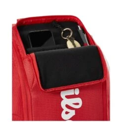 Sac à Dos Wilson Super Tour Rouge -Tennis Compagnie sac a dos wilson super tour rouge 4