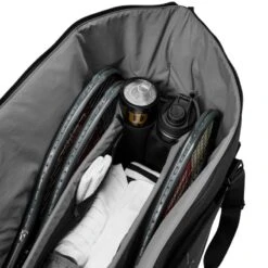 Sac Duffle Wilson RF Practice 6 Raquettes Noir -Tennis Compagnie sac duffle wilson rf practice 6 raquettes noir 2