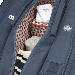 Sac Thermo Wilson Roland Garros Session De Soirée 15 Raquettes 2025 Bleu Marine -Tennis Compagnie sac thermo wilson roland garros session de soiree 15 raquettes 2025 bleu marine 4