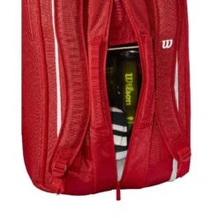 Sac Thermo Wilson Super Tour 15 Raquettes Rouge -Tennis Compagnie sac thermo wilson super tour 15 raquettes rouge 4