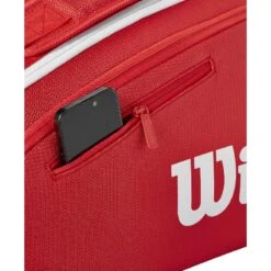 Sac Thermo Wilson Super Tour 15 Raquettes Rouge -Tennis Compagnie sac thermo wilson super tour 15 raquettes rouge 5
