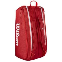 Sac Thermo Wilson Super Tour 9 Raquettes Rouge -Tennis Compagnie sac thermo wilson super tour 9 raquettes rouge 2