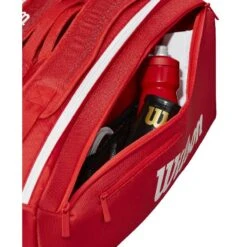 Sac Thermo Wilson Super Tour 9 Raquettes Rouge -Tennis Compagnie sac thermo wilson super tour 9 raquettes rouge 4