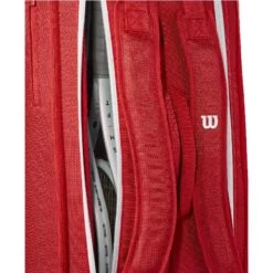 Sac Thermo Wilson Super Tour 9 Raquettes Rouge -Tennis Compagnie sac thermo wilson super tour 9 raquettes rouge 6