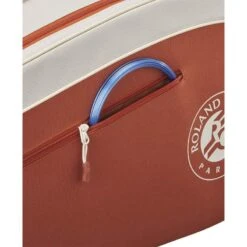 Sac Wilson Team Roland Garros 6 Raquettes 2025 Marron -Tennis Compagnie sac wilson team roland garros 6 raquettes 2025 marron 4