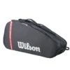 Sac Wilson Tour 6 Raquettes Noir -Tennis Compagnie sac wilson tour 6 raquettes noir