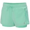 Short Femme Fila 2en1 Elea Turquoise -Tennis Compagnie short femme fila 2en1 elea turquoise