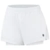 Short Femme K-Swiss Hypercourt Short 5 Blanc -Tennis Compagnie short femme k swiss hypercourt short 5 blanc