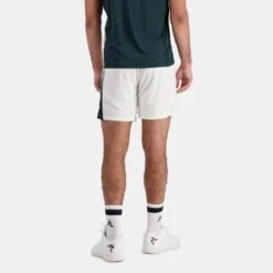 Short Le Coq Sportif Performance New York Beige -Tennis Compagnie short le coq sportif performance new york beige 4