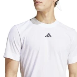 Tee-Shirt Adidas Airchill Pro Freelift Blanc -Tennis Compagnie tee shirt adidas airchill pro freelift blanc 3