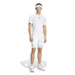Tee-Shirt Adidas Airchill Pro Freelift Blanc -Tennis Compagnie tee shirt adidas airchill pro freelift blanc 5