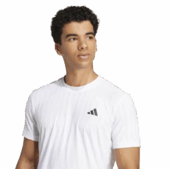 Tee-Shirt Adidas Pro Climacool+ Airchill Freelift Melbourne Blanc -Tennis Compagnie tee shirt adidas pro climacool airchill freelift melbourne blanc 4