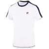 Tee-Shirt Enfant Fila Elias Blanc 1 Tee-Shirt Enfant Fila Elias Blanc -Tennis Compagnie tee shirt enfant fila elias blanc
