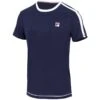 Tee-Shirt Enfant Fila Elias Bleu Marine -Tennis Compagnie tee shirt enfant fila elias bleu marine