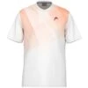 Tee-Shirt Enfant Head Topspin Blanc/Orange -Tennis Compagnie tee shirt enfant head topspin blancorange