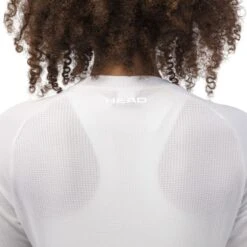 Tee-Shirt Femme Head Performance Blanc/Bleu 10 Tee-Shirt Femme Head Performance Blanc/Bleu -Tennis Compagnie tee shirt femme head performance blanc bleu 3