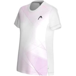 Tee-Shirt Femme Head Tie-Break Blanc/Rose -Tennis Compagnie tee shirt femme head tie break blancrose 2