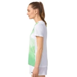 Tee-Shirt Femme Head Tie-Break Blanc/Vert -Tennis Compagnie tee shirt femme head tie break blancvert 3
