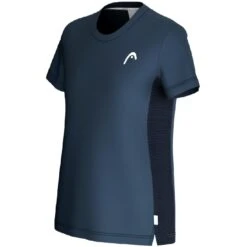 Tee-Shirt Femme Head Tie-Break Bleu Marine -Tennis Compagnie tee shirt femme head tie break bleu marine 2