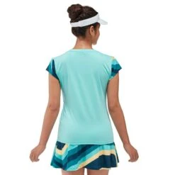 Tee-Shirt Femme Yonex Melbourne 2024 Turquoise -Tennis Compagnie tee shirt femme yonex melbourne 2024 turquoise 3