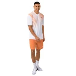 Tee-Shirt Head Topspin Blanc/Orange -Tennis Compagnie tee shirt head topspin blancorange 3