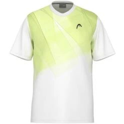 Tee-Shirt Head Topspin Blanc/Vert