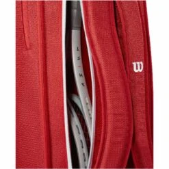 Thermo Wilson Super Tour 6 Raquettes Rouge -Tennis Compagnie thermo wilson super tour 6 raquettes rouge 2