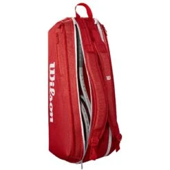 Thermo Wilson Super Tour 6 Raquettes Rouge -Tennis Compagnie thermo wilson super tour 6 raquettes rouge 7