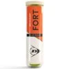 Tube De 4 Balles Dunlop Fort Terre Battue -Tennis Compagnie tube de 4 balles dunlop fort terre battue
